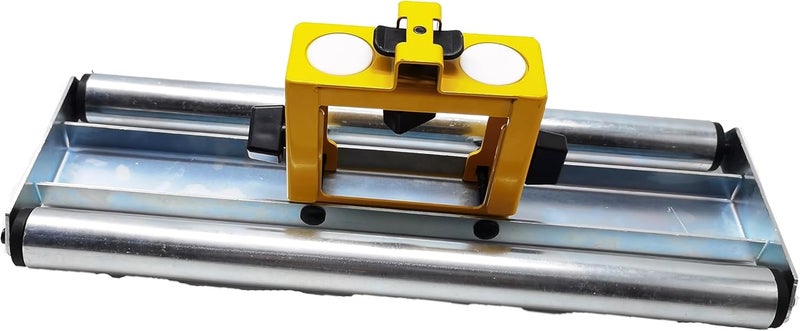 deawater 1pcs Miter Saw Stand Wide Roller Support for DEWALT DW7027, DE7027 Large, Workbench Attachment, Heavy-Duty Roller Work Support Fixture - Image 2